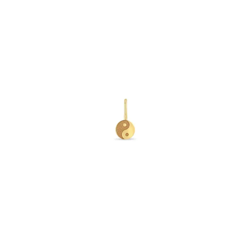 14k Single Midi Bitty Yin Yang Charm sold by Zoe Chicco