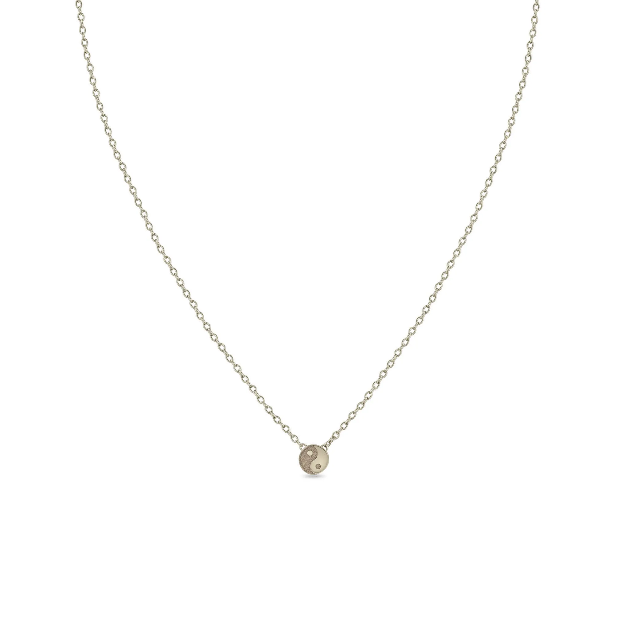 14k Itty Bitty Yin Yang Necklace sold by Zoe Chicco product image thumbnail 3