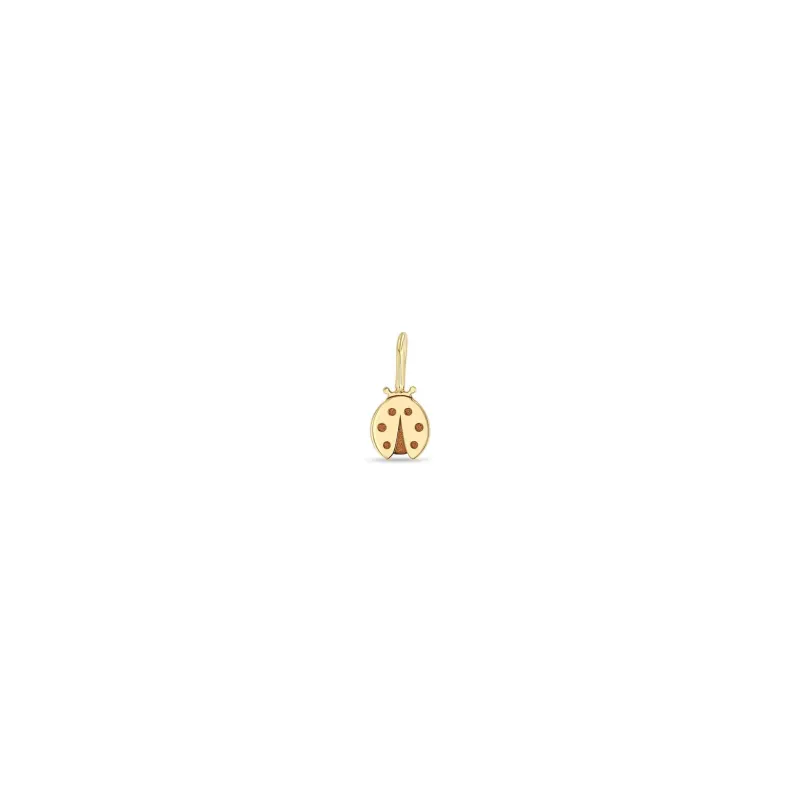 14k Single Midi Bitty Ladybug Charm sold by Zoe Chicco