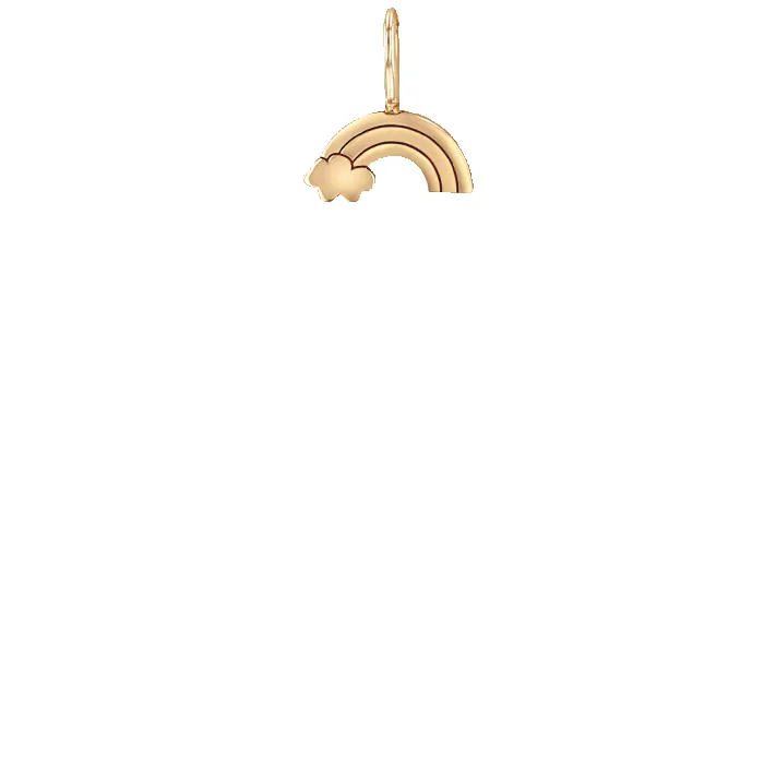 14k Midi Bitty Rainbow Charm sold by Zoe Chicco product image thumbnail 3