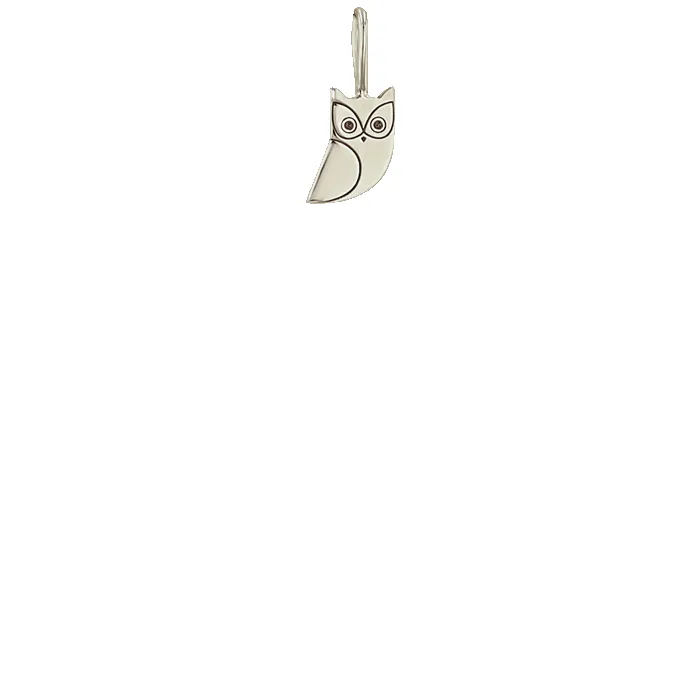 14k Midi Bitty Owl Charm sold by Zoe Chicco product image thumbnail 4