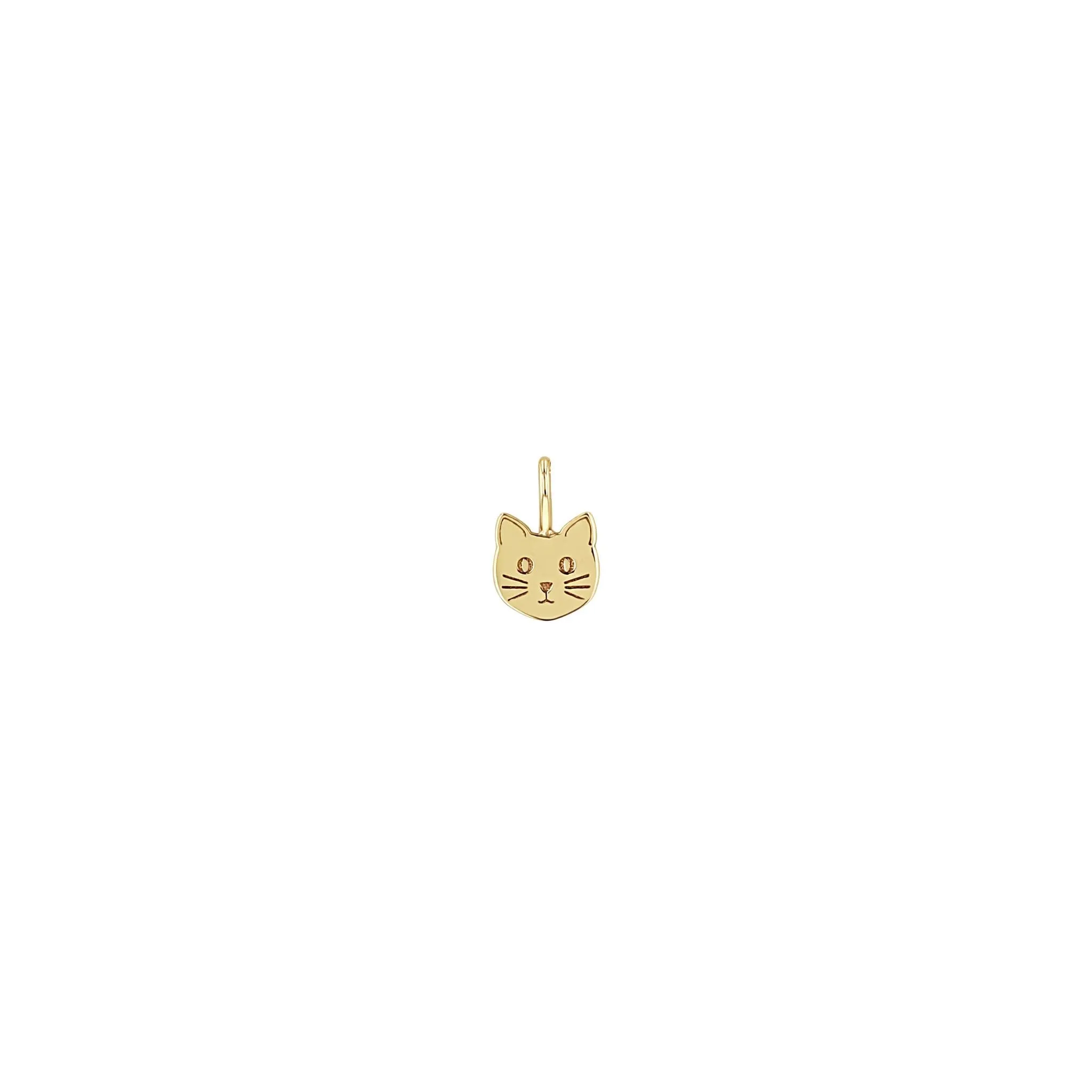 14k Midi Bitty Cat Charm sold by Zoe Chicco