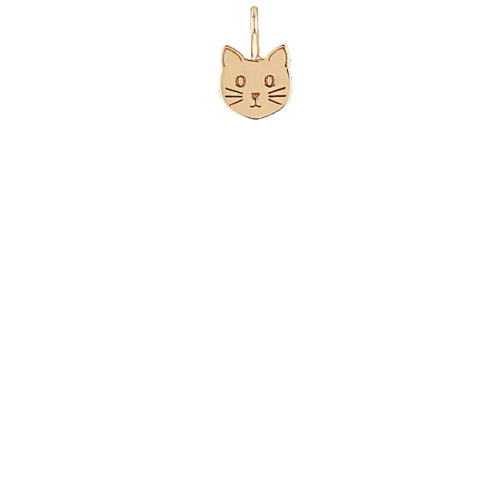 14k Midi Bitty Cat Charm sold by Zoe Chicco product image thumbnail 3