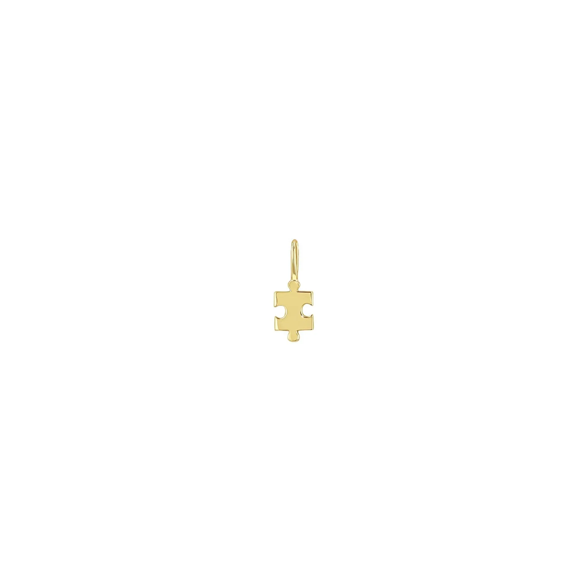 14k Midi Bitty Puzzle Piece Charm sold by Zoe Chicco