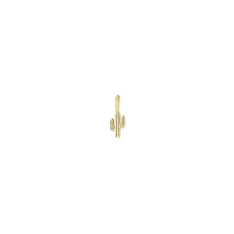 14k Midi Bitty Cactus Charm sold by Zoe Chicco