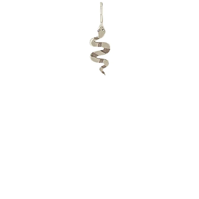 14k Midi Bitty Snake Charm sold by Zoe Chicco product image thumbnail 4