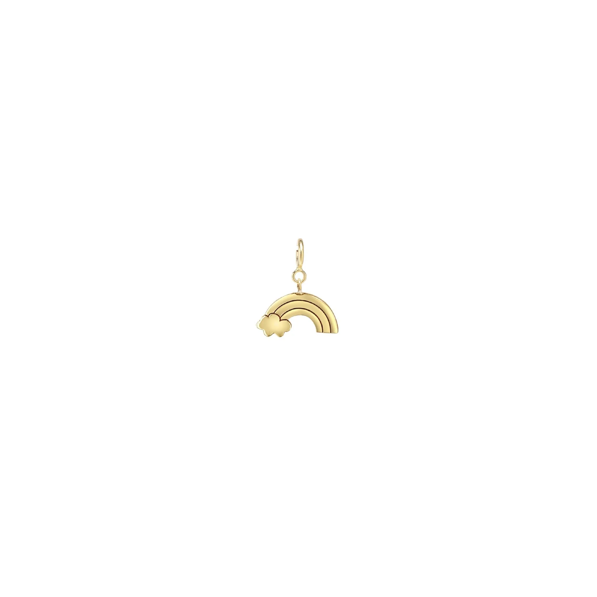 14k Single Midi Bitty Rainbow Charm sold by Zoe Chicco product image thumbnail 4