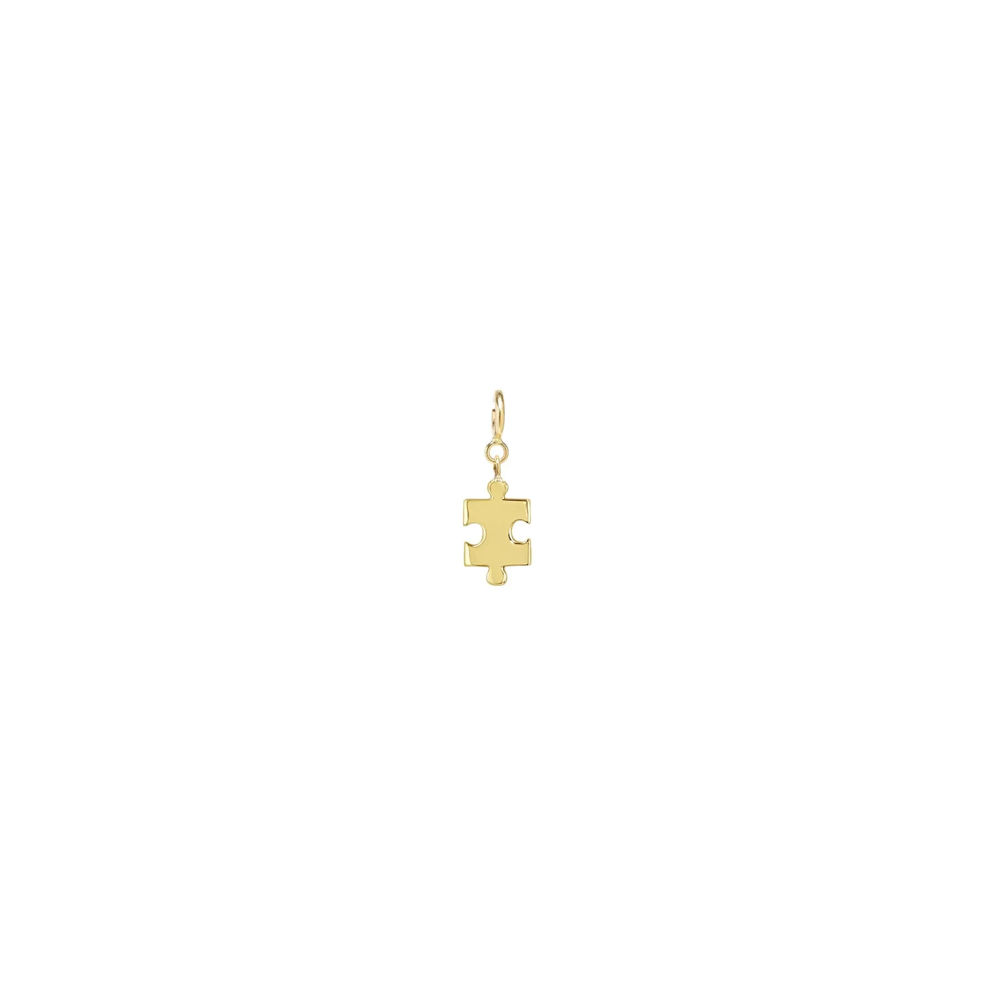 14k Single Midi Bitty Puzzle Piece Charm sold by Zoe Chicco product image thumbnail 4