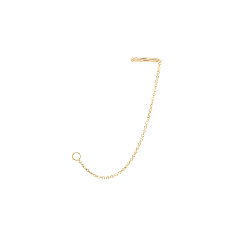 14k Chain Ear Cuff Charm sold by Zoe Chicco
