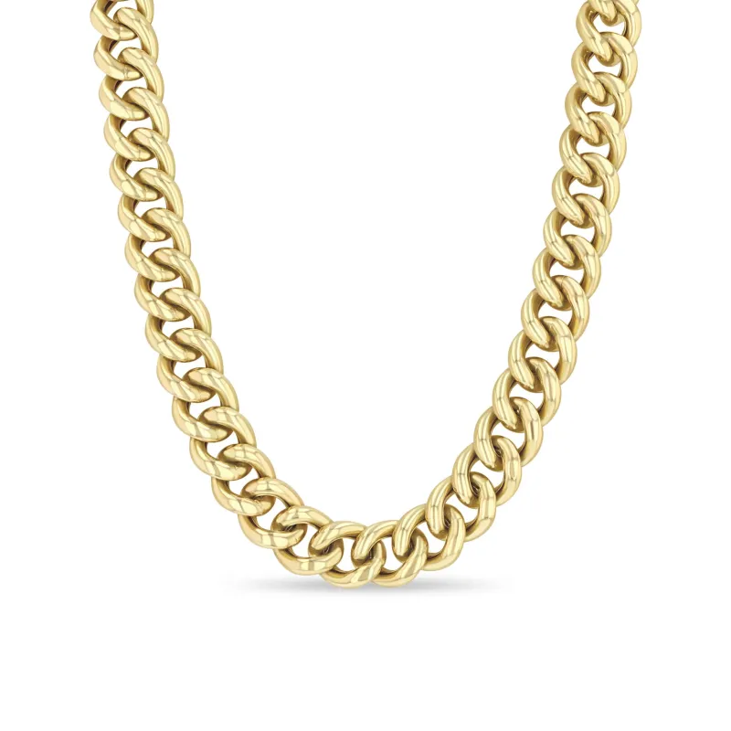 14k Gold XXL Thick Link Curb Chain Necklace sold by Zoe Chicco