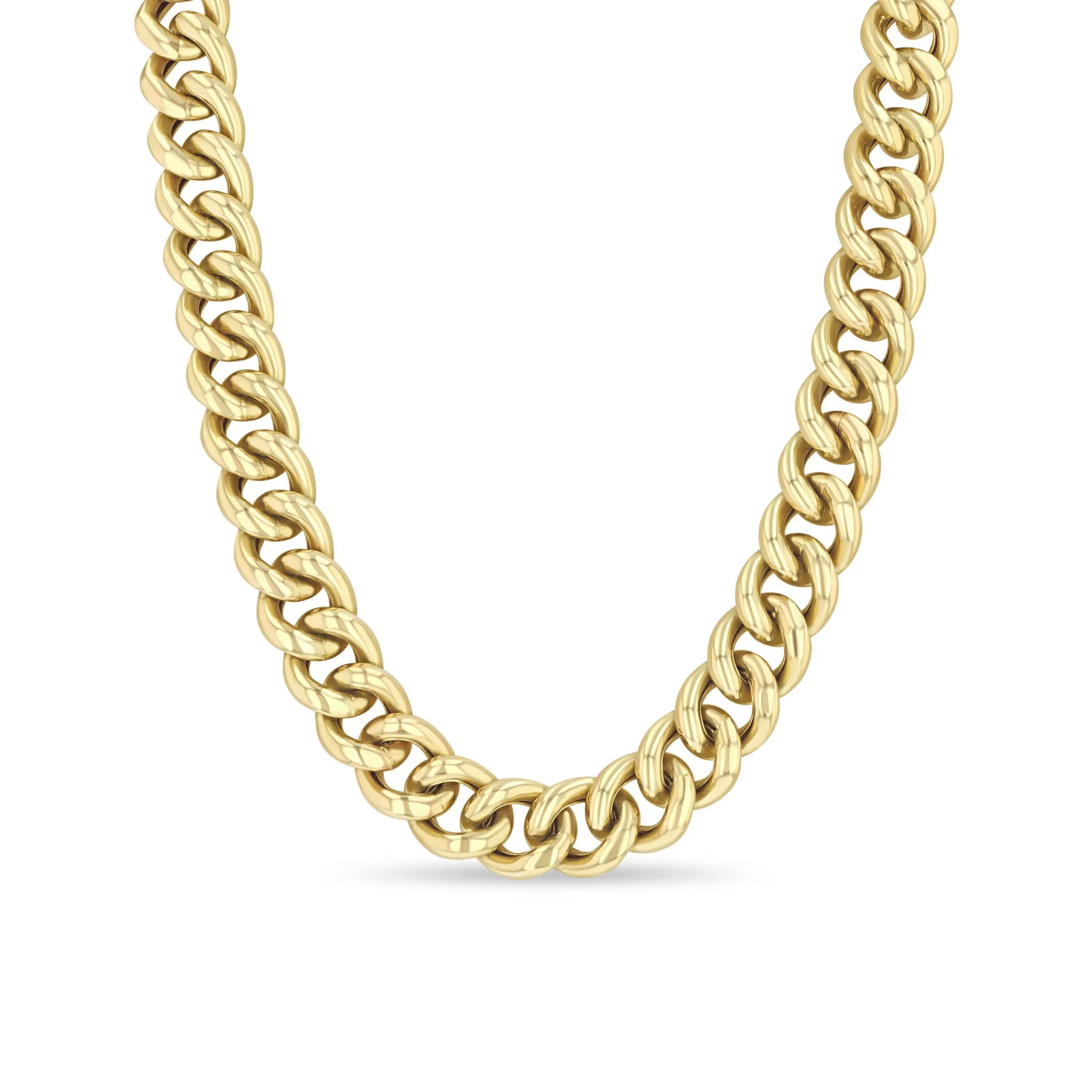14k Gold XXL Thick Link Curb Chain Necklace sold by Zoe Chicco
