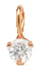 14k Prong White Diamond Charm Pendant sold by Zoe Chicco product image thumbnail 3