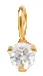 14k Prong White Diamond Charm Pendant sold by Zoe Chicco product image thumbnail 2