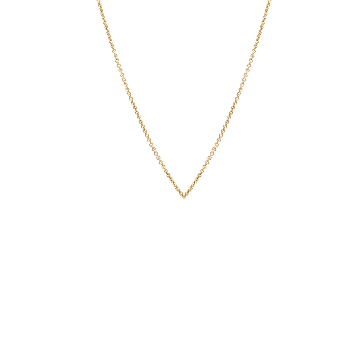 14k thicker cable chain sold by Zoe Chicco product image thumbnail 2
