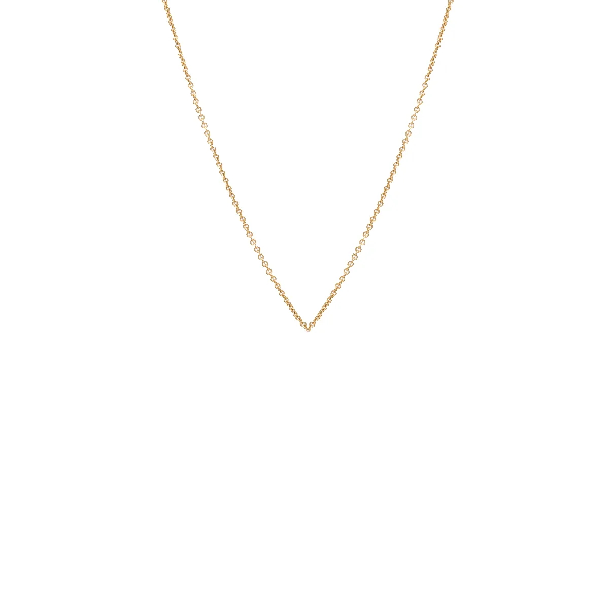 14k thicker cable chain sold by Zoe Chicco
