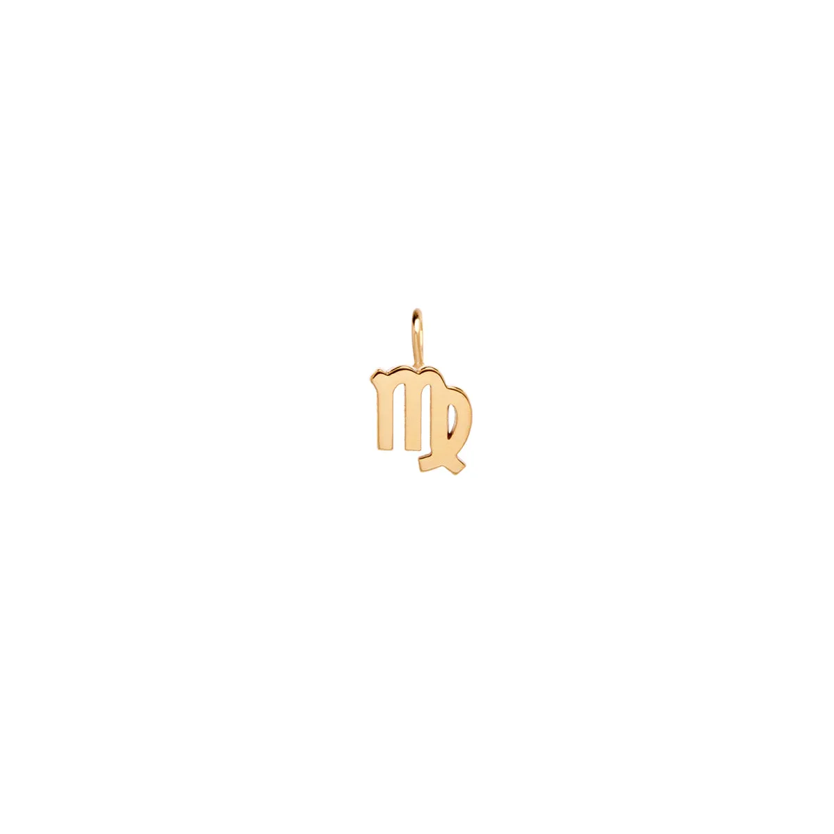 14k Single Midi Bitty Zodiac Charm Pendant sold by Zoe Chicco product image thumbnail 4