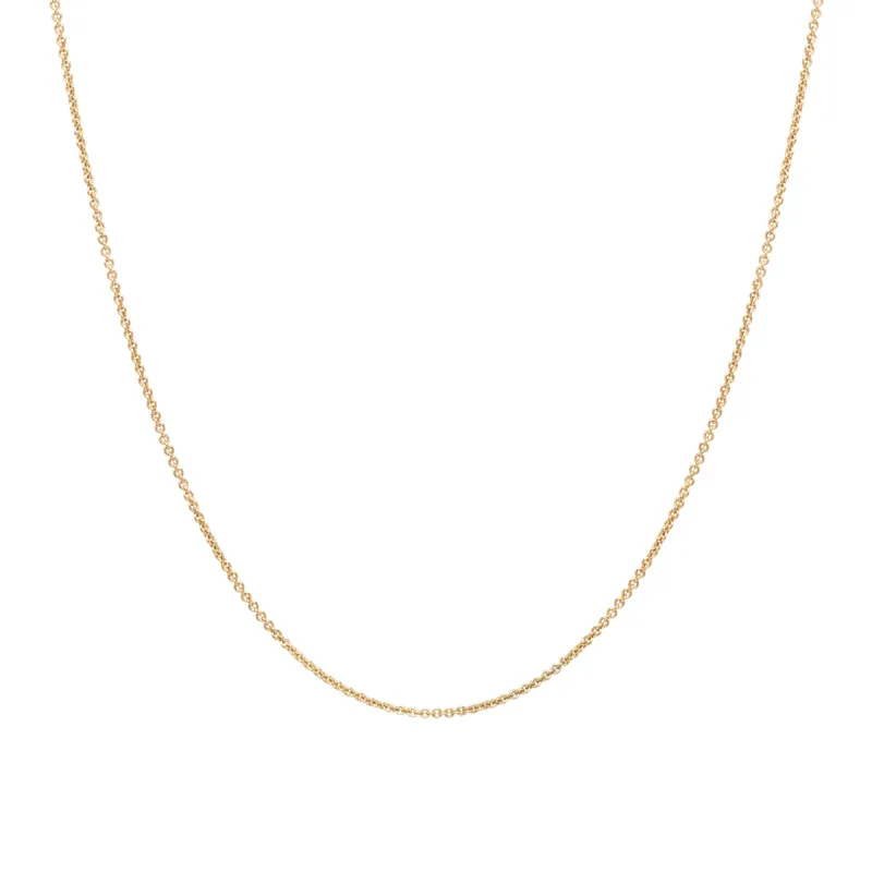 14k Thicker Cable Chain Necklace sold by Zoe Chicco