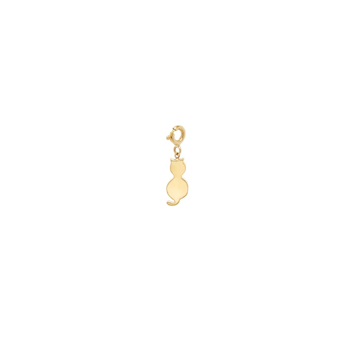 14k Gold Cat Charm - SALE sold by Zoe Chicco