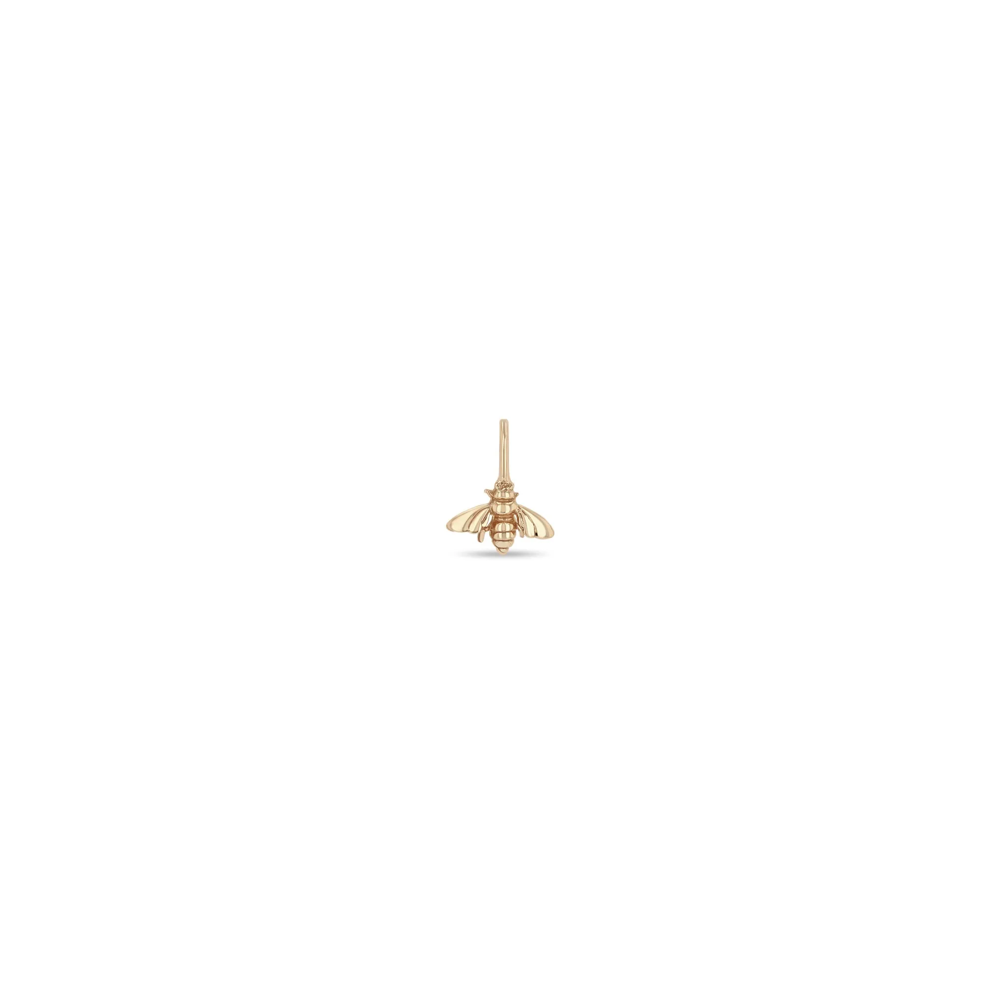 14k Single Bumble Bee Charm sold by Zoe Chicco product image thumbnail 3