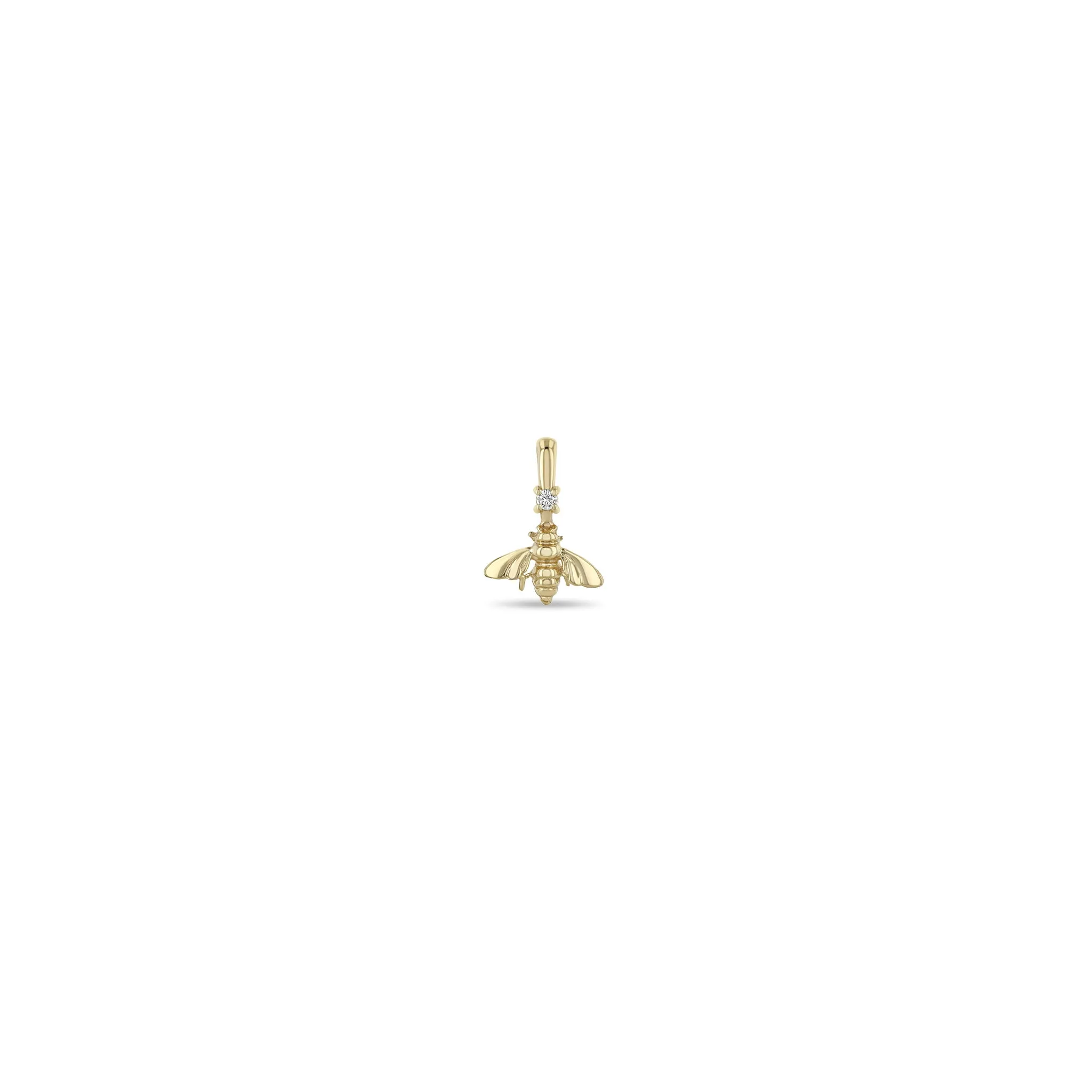 14k Single Bumble Bee Charm sold by Zoe Chicco product image thumbnail 2