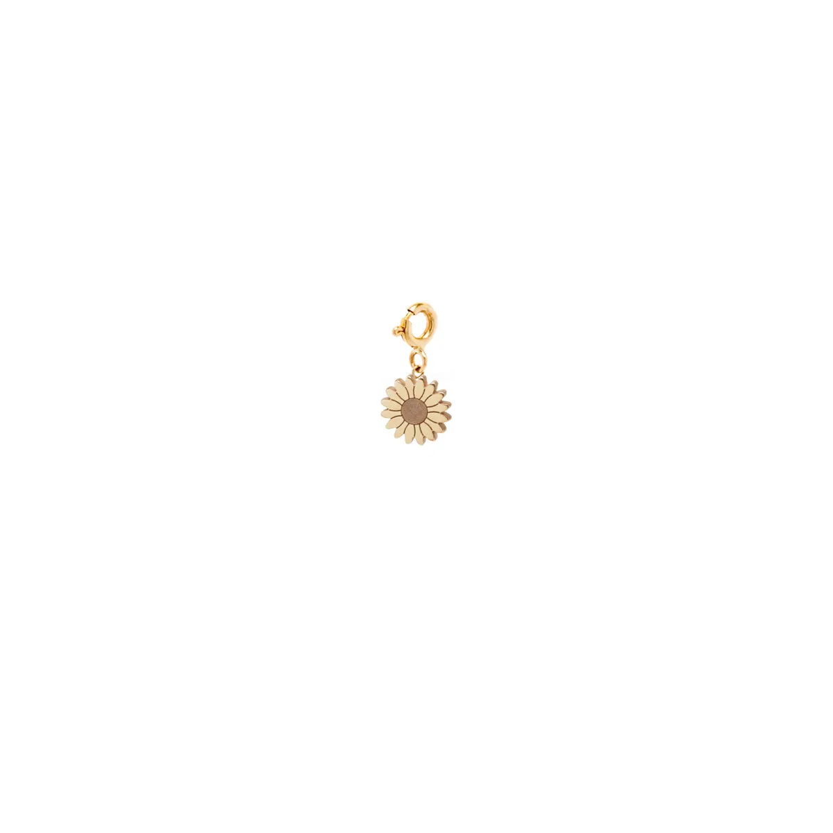 14k Single Midi Bitty Flower Charm sold by Zoe Chicco product image thumbnail 2