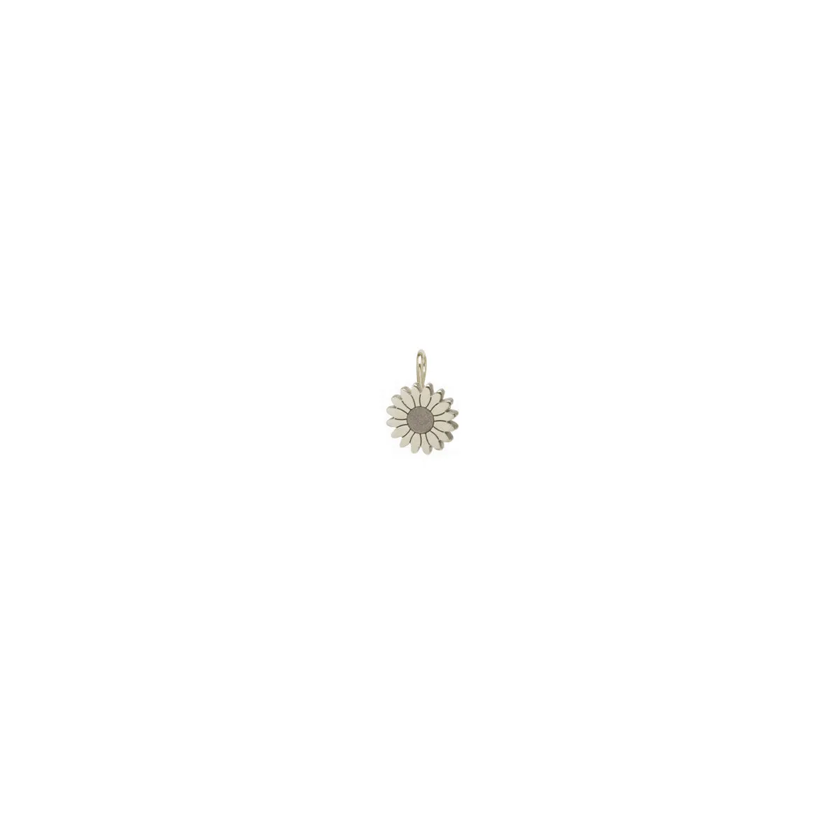 14k Single Midi Bitty Flower Charm sold by Zoe Chicco product image thumbnail 4