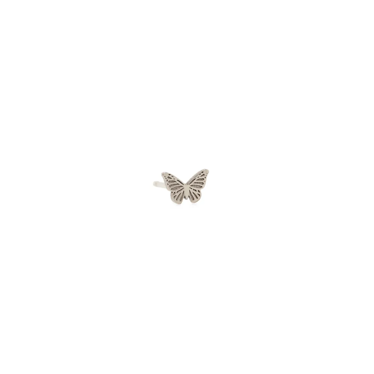 14k Midi Bitty Butterfly Stud sold by Zoe Chicco product image thumbnail 5