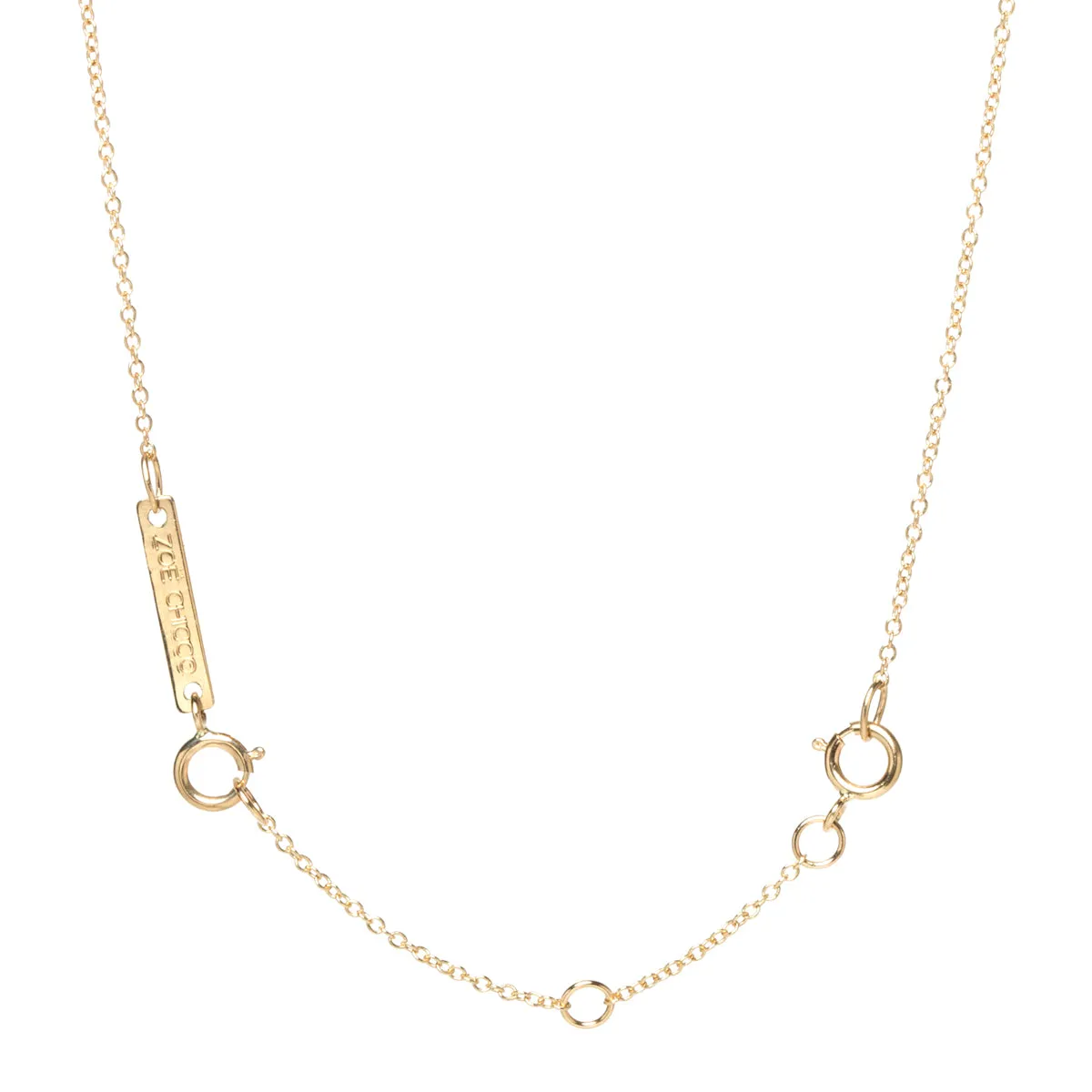 14k Gold 2" Necklace Extender sold by Zoe Chicco product image thumbnail 2