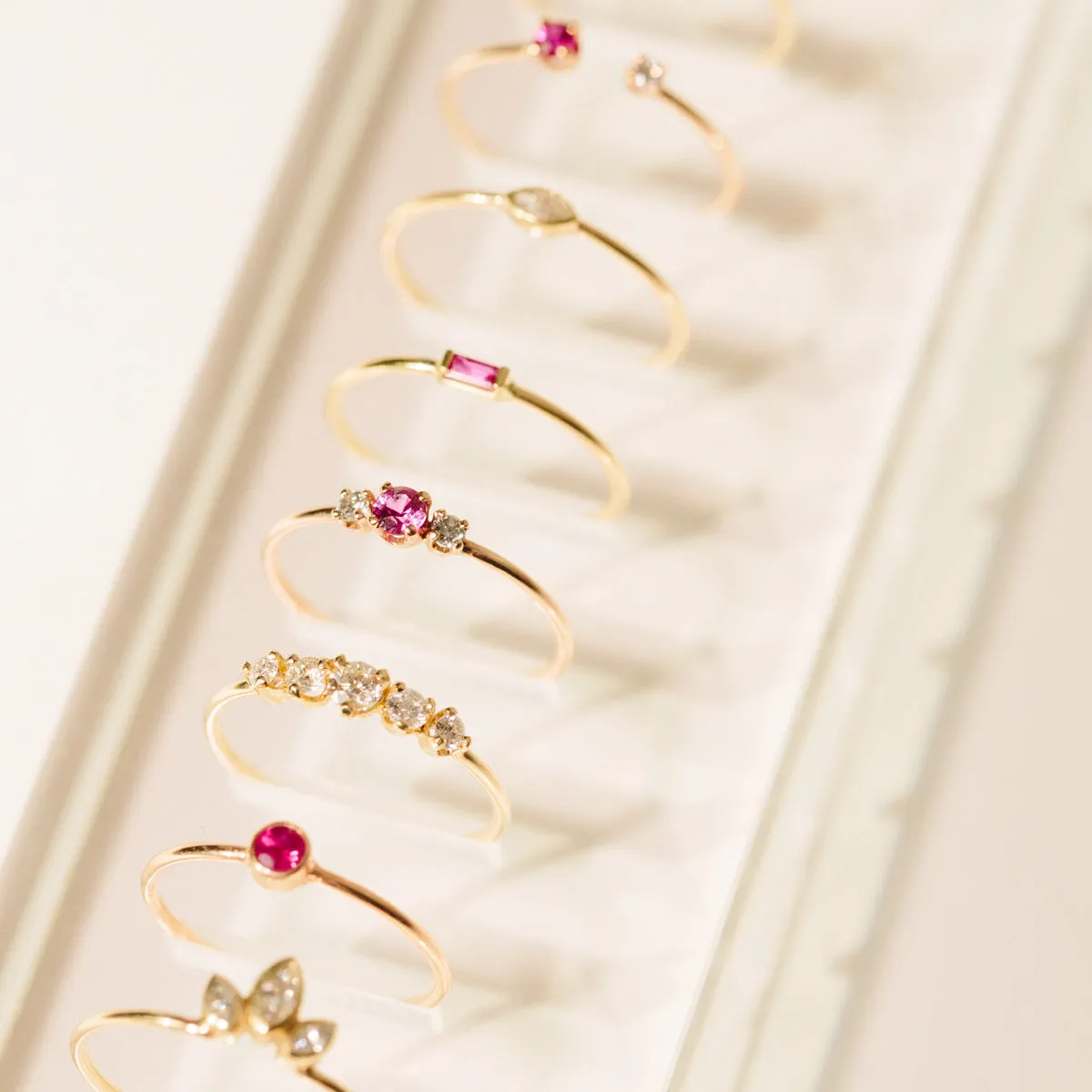 14k Ruby Bezel Ring | July Birthstone sold by Zoe Chicco product image thumbnail 3