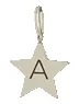 14k Medium Initial Star Charm Pendant sold by Zoe Chicco product image thumbnail 4