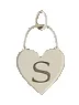 14k Engraved Initial Heart Padlock Charm Pendant sold by Zoe Chicco product image thumbnail 4