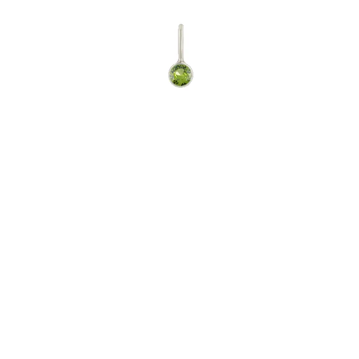 14k Peridot Charm Pendant sold by Zoe Chicco product image thumbnail 4