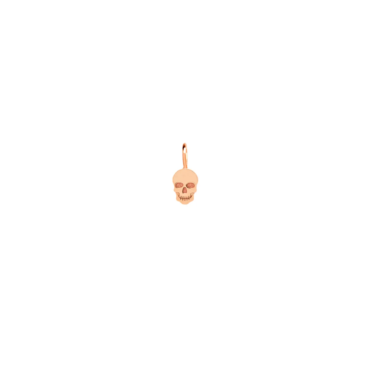 14k Single Midi Bitty Skull Charm sold by Zoe Chicco product image thumbnail 3