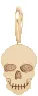 14k Midi Bitty Skull Charm sold by Zoe Chicco product image thumbnail 2