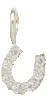14k Midi Bitty Pavé Diamond Horseshoe Charm sold by Zoe Chicco product image thumbnail 4