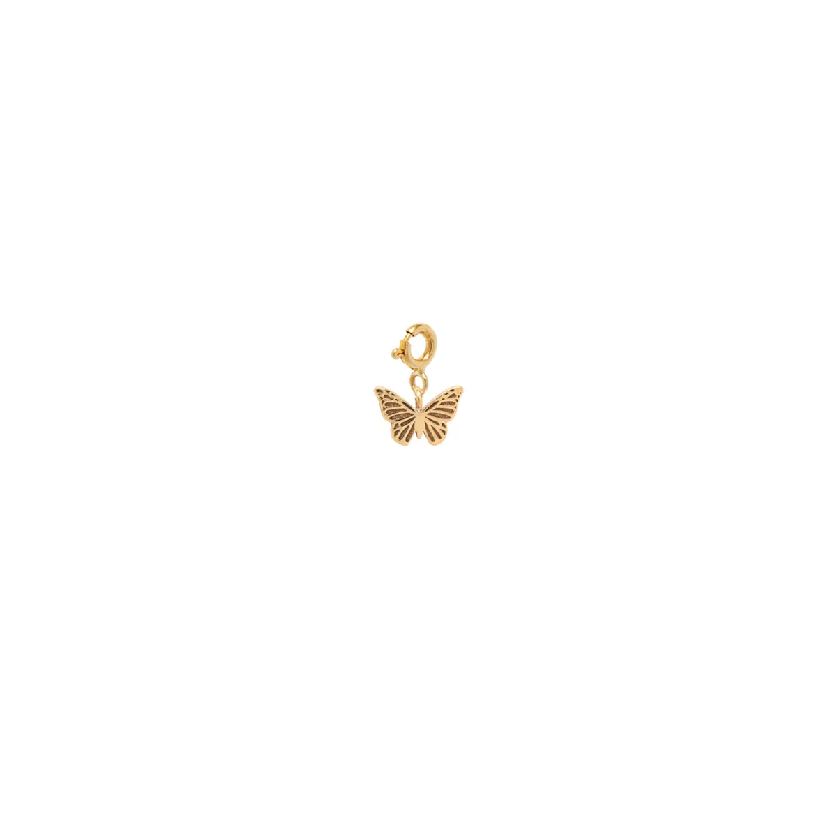 14k Single Midi Bitty Butterfly Charm sold by Zoe Chicco product image thumbnail 3