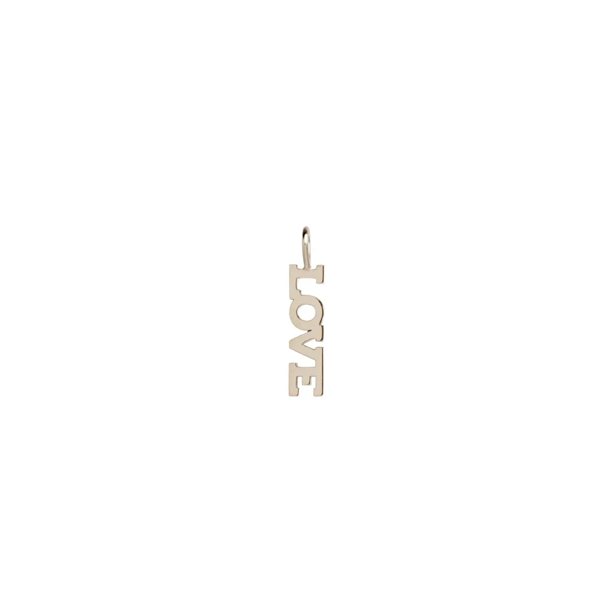 14k Single 4 Letter Charm Pendant sold by Zoe Chicco product image thumbnail 4
