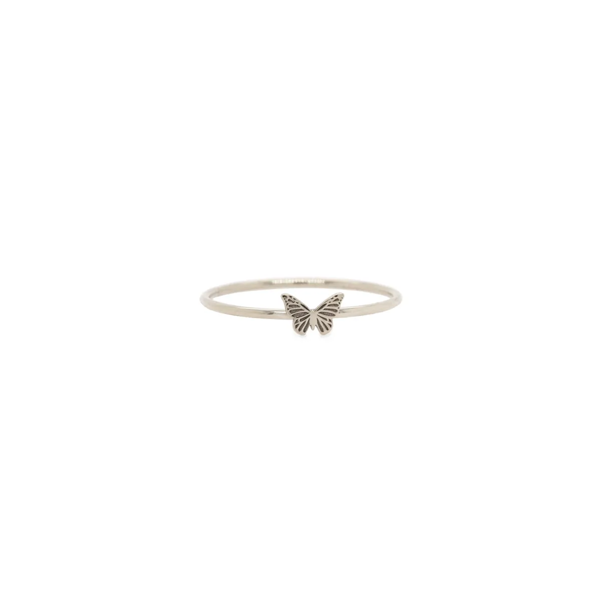 14k Itty Bitty Butterfly Ring sold by Zoe Chicco product image thumbnail 3