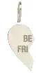14k Midi Bitty Left Split Heart BFF Charm Charm sold by Zoe Chicco product image thumbnail 4