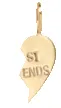 14k Midi Bitty Right Split Heart BFF Charm Charm sold by Zoe Chicco product image thumbnail 2