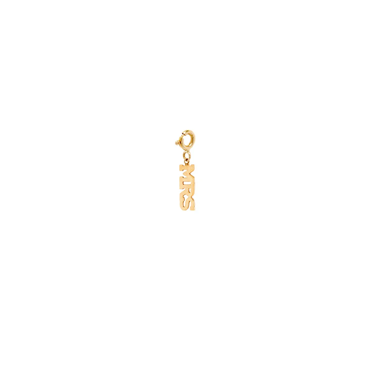 14k Single Itty Bitty MRS Charm sold by Zoe Chicco product image thumbnail 3