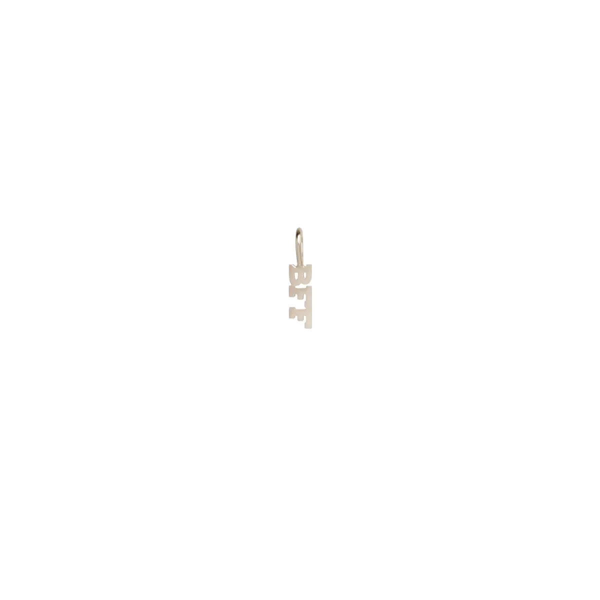 14k Single Itty Bitty BFF Charm sold by Zoe Chicco product image thumbnail 5