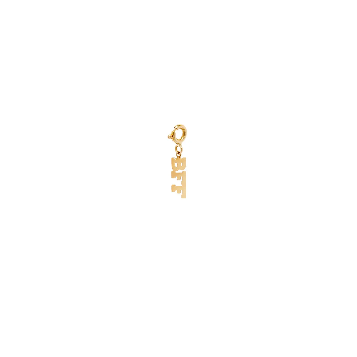 14k Single Itty Bitty BFF Charm sold by Zoe Chicco product image thumbnail 3