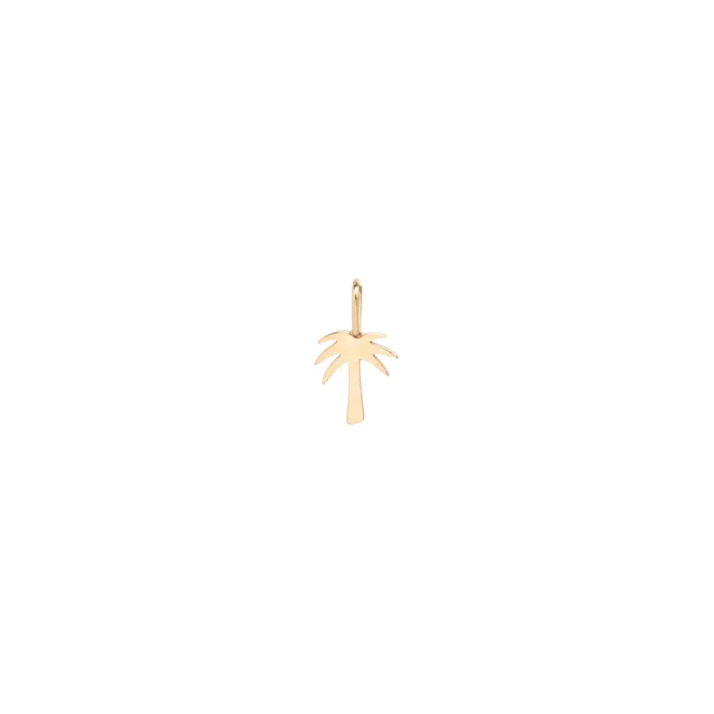 14k Midi Bitty Palm Tree Charm sold by Zoe Chicco