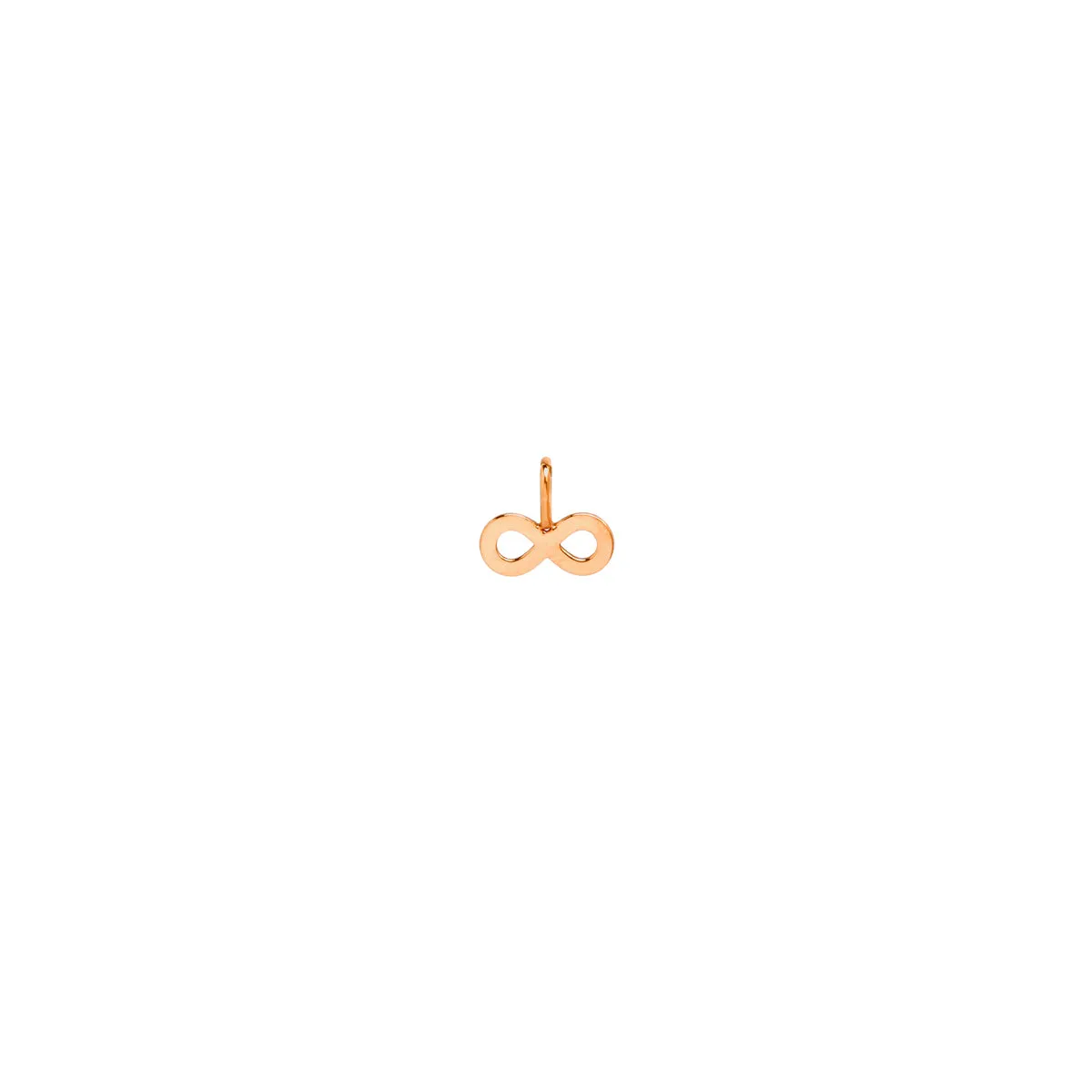 14k single midi bitty infinity charm sold by Zoe Chicco product image thumbnail 3