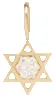 14k Midi Bitty Pavé Diamond Star of David Charm sold by Zoe Chicco product image thumbnail 2