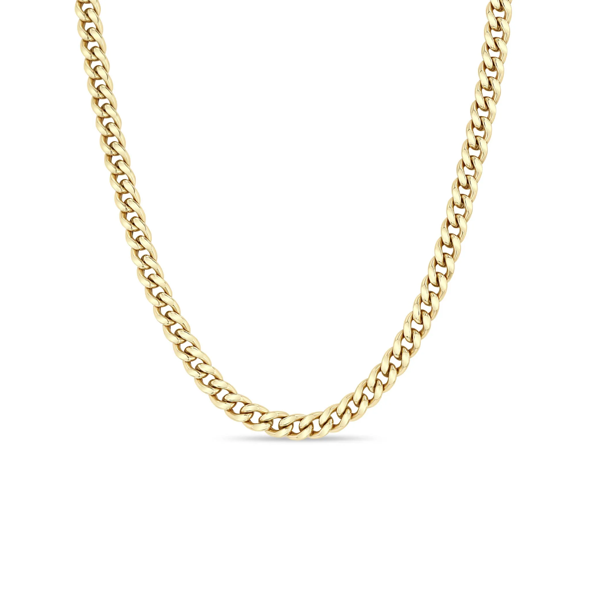 14k Gold Large Curb Chain Necklace sold by Zoe Chicco
