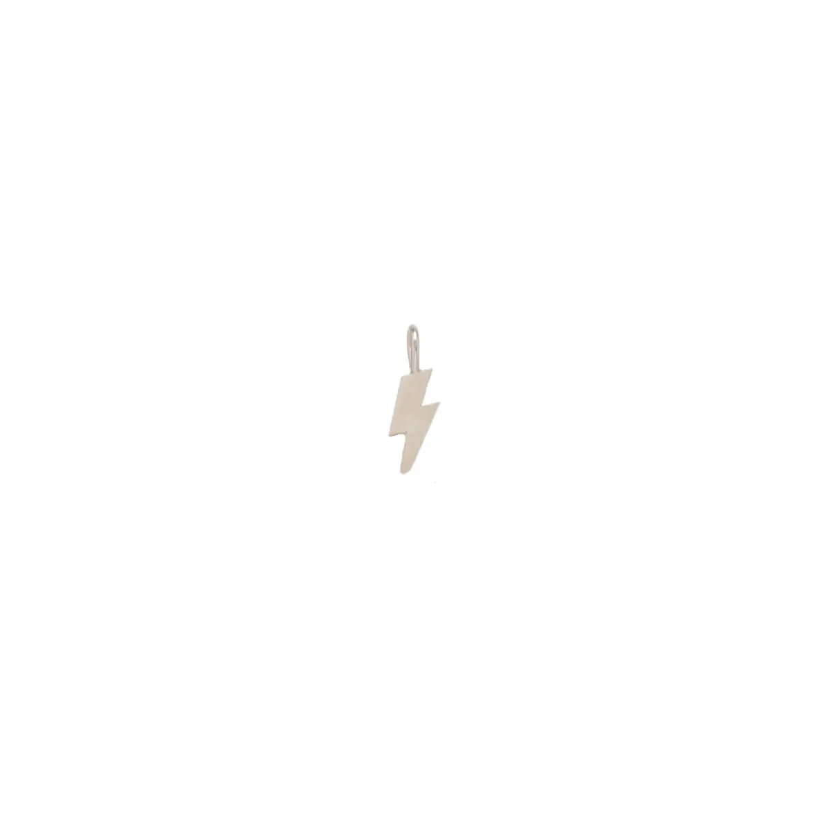 14k Single Midi Bitty Lightning Bolt Charm sold by Zoe Chicco product image thumbnail 5