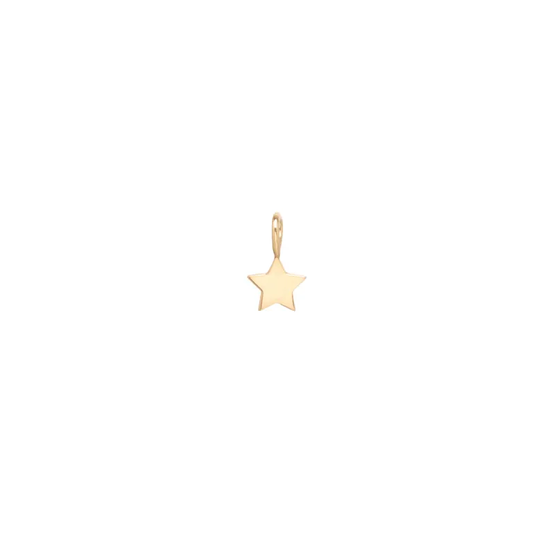 14k Midi Bitty Star Charm sold by Zoe Chicco