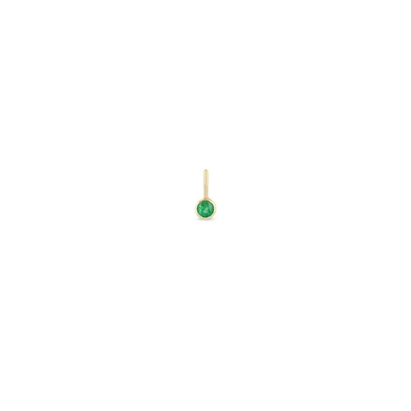14k Emerald Charm Pendant sold by Zoe Chicco